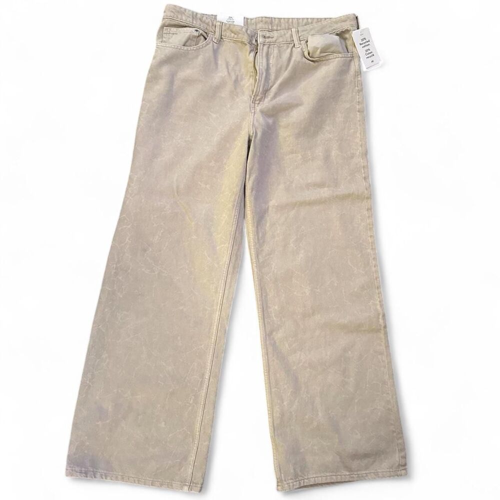 Wide regular fit ultra high waist pants size 16 nwt